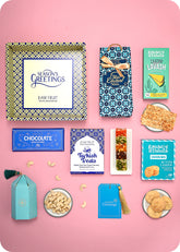 Chcocolate, Snacks & Cookies with Dry Fruits Gift Hamper